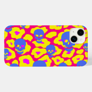 Skully Pop Leopard Case-Mate iPhone 14 Plus Case