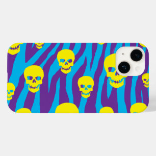 Skully Pop Zebra Case-Mate iPhone 14 Case