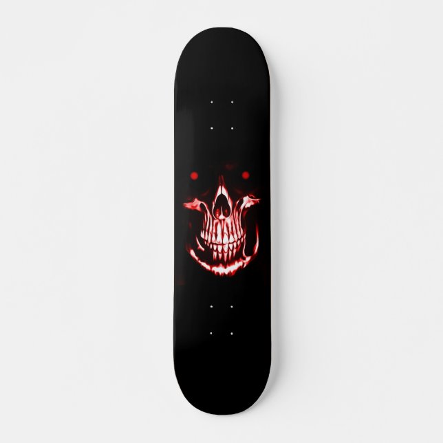 Skully Skull Demon Reaper Skateboard (Front)
