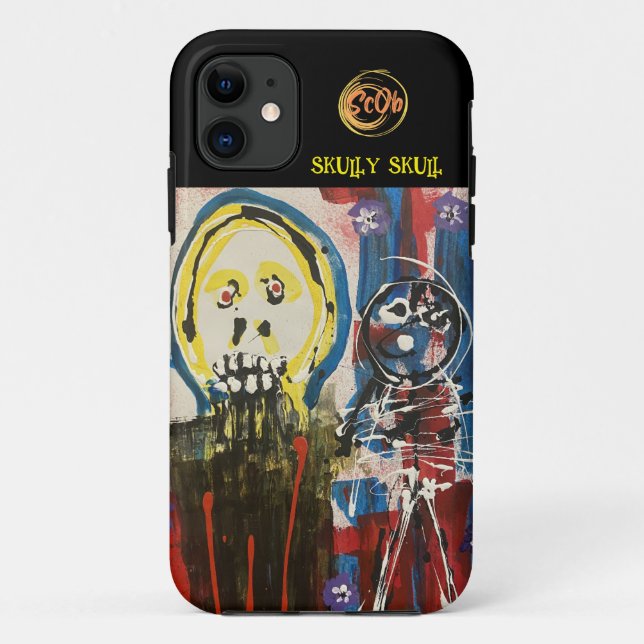 Skully Skull IPhone Case (Back)