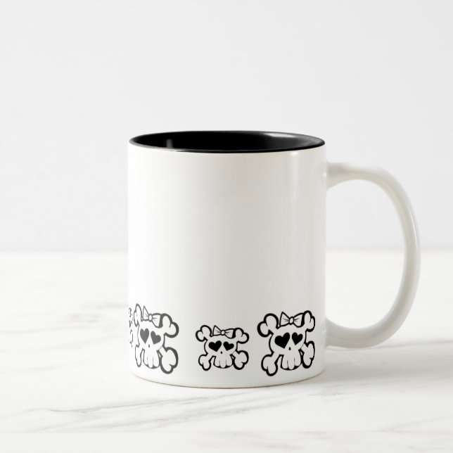 Skully Two-Tone Coffee Mug (Right)