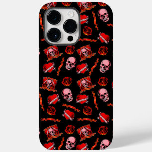 Skully Valentine Tattoos Case-Mate iPhone 14 Pro Max Case