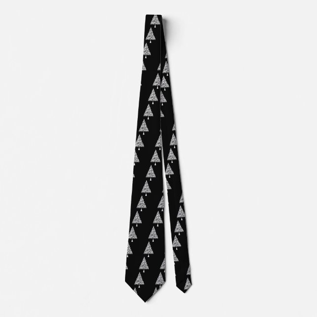 Skully Xmas Tree Tie (Front)