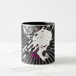 skullz. Two-Tone coffee mug
