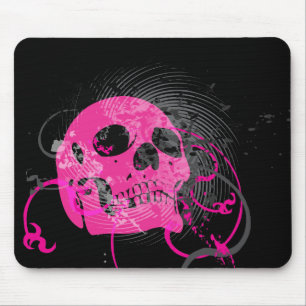 skullz. up twisted arrows. mouse pad