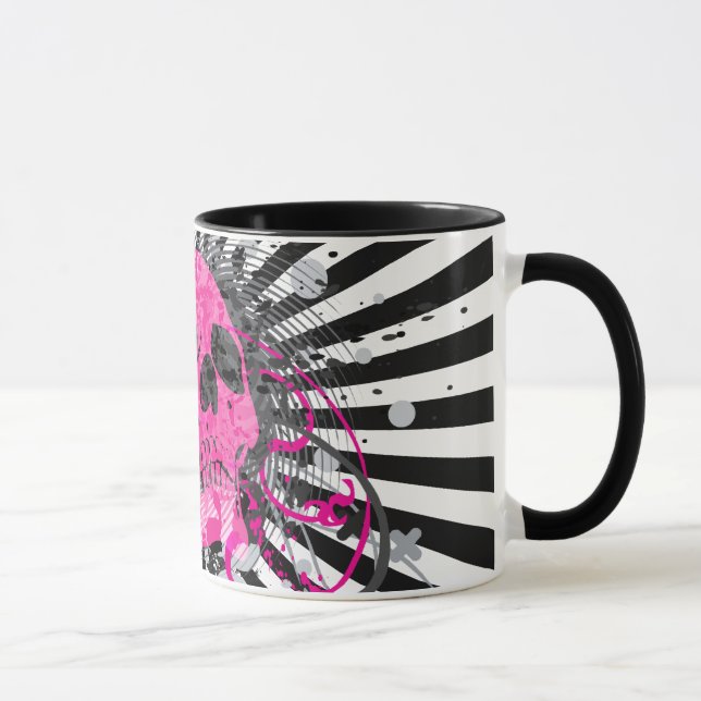skullz. up with bubbles. mug (Right)