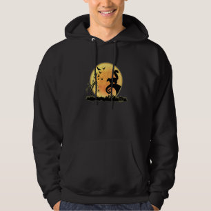Skunk And Moon Scary Animals Halloween Costume Hoodie