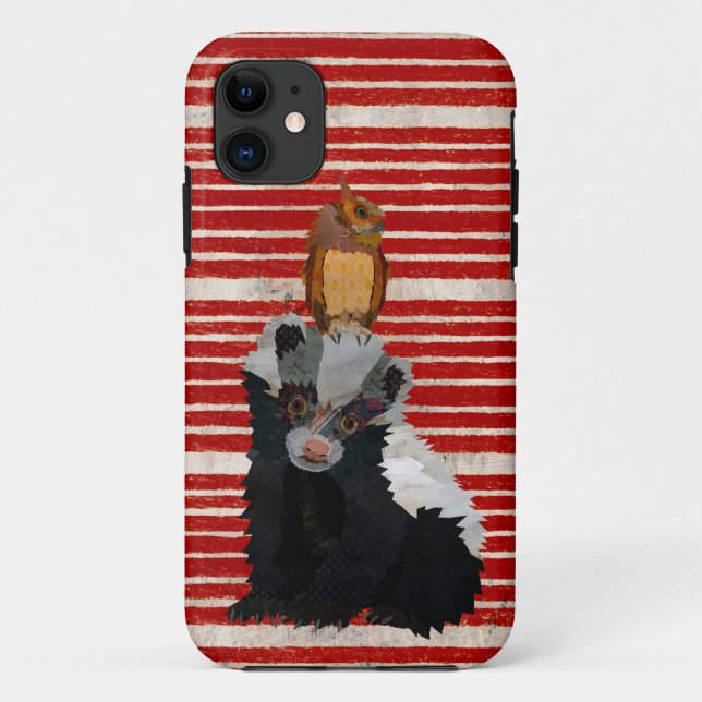SKUNK AND OWL Case-Mate iPhone CASE (Back)