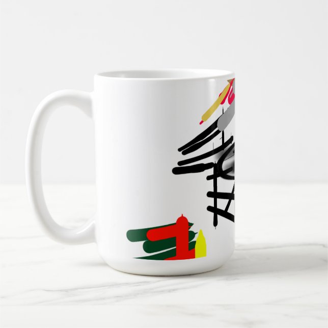 Skunk autumn coffee mug (Left)