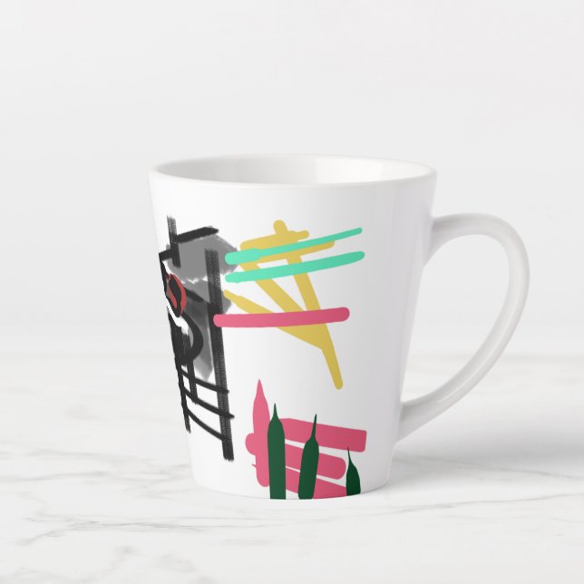 Skunk autumn latte mug (Right)