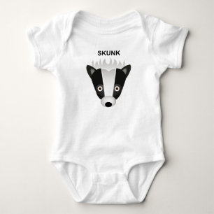 Skunk - Baby Jersey Bodysuit