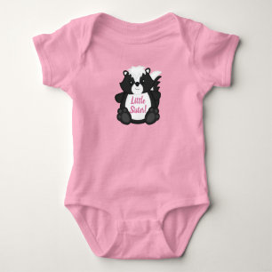 Skunk Baby Shower Pink Bodysuit
