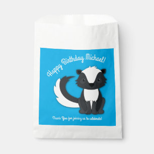 Skunk Birthday Party Favour Bag