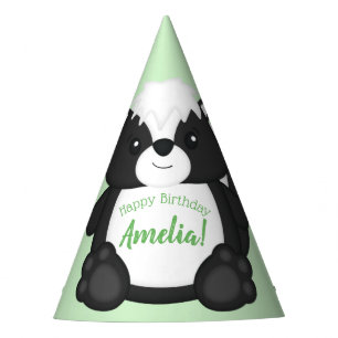 Skunk Birthday PArty Hat