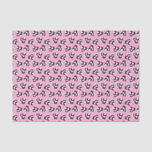 Skunk Birthday Party Kids Pink Tissue Paper