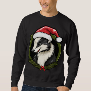 Skunk Christmas Sweatshirt