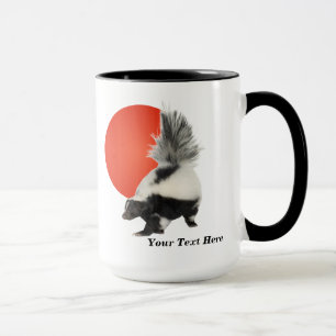 Skunk Coffee Mug  - Take A Break! Orange Sun