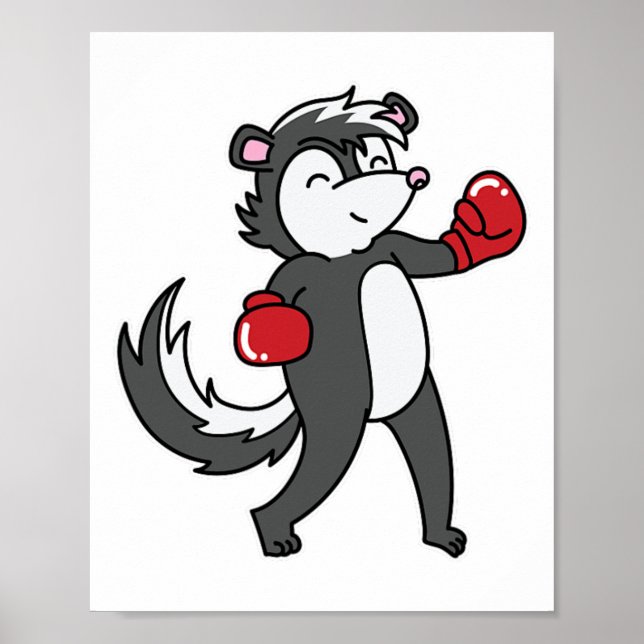 Skunk Does Boxing  Poster (Front)