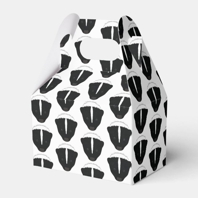 Skunk Face Favour Box (Back Side)