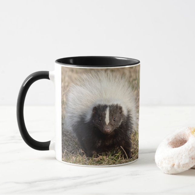 Skunk face mug (With Donut)