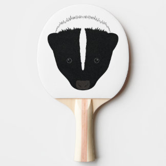 Skunk Face Ping Pong Paddle
