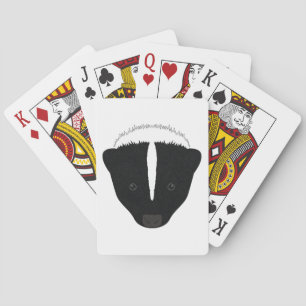 Skunk Face Playing Cards