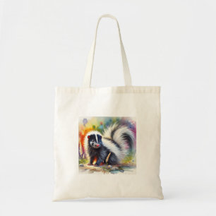 Skunk in Harmony 310824AREF122 - Watercolor Tote Bag