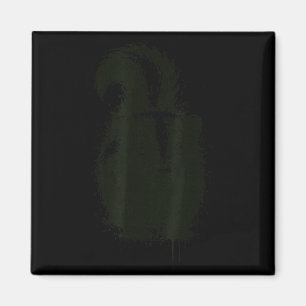 Skunk Ink Art Nge Aesthetic Pest Forest Animal Rtr Magnet