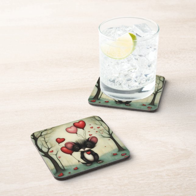 Skunk Love 2 Coaster (Right Side)
