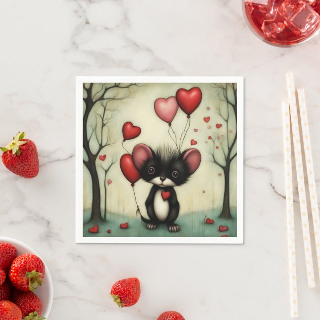 Skunk Love 2 Napkin (Insitu)