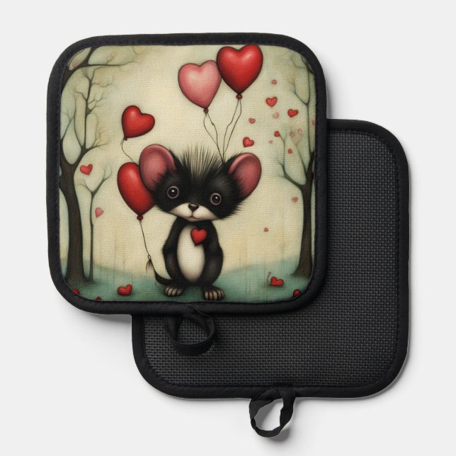 Skunk Love 2 Pot Holder (Front/Back)