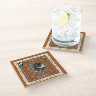 Skunk Reputation Energy Glass Coaster