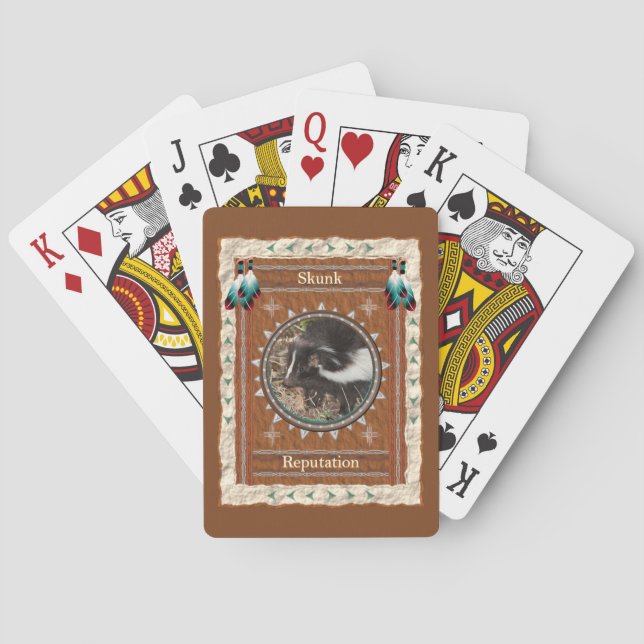 Skunk Reputation Energy Playing Cards (Back)