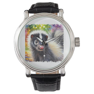 Skunk Serenity 310824AREF119 - Watercolor Watch