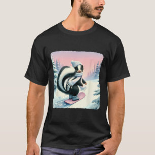 Skunk Snowboarding. Snowboard Snowboarder Cap Scar T-Shirt