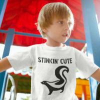 SKUNK STINKING CUTE TODDLER PUN T-SHIRT