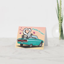 Skunk Valentine's Day Card