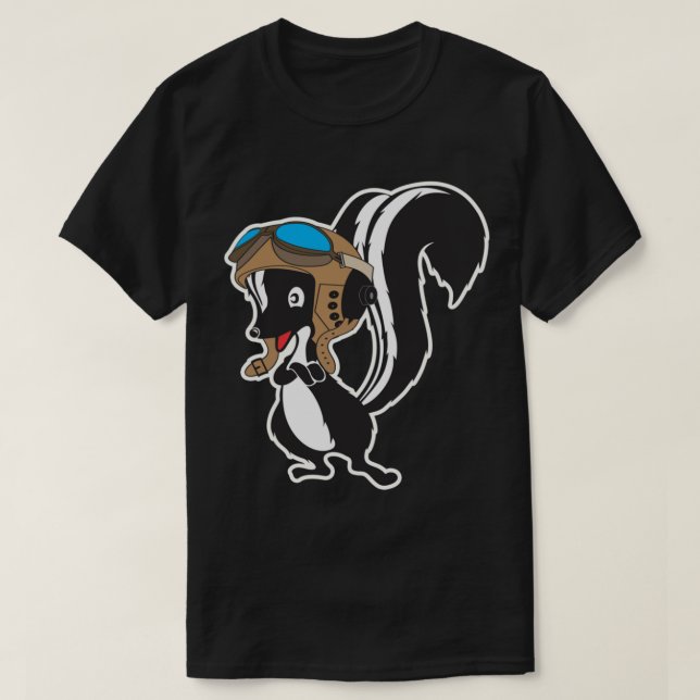 Skunk Works Pilot Patch - Clean Style   T-Shirt (Design Front)