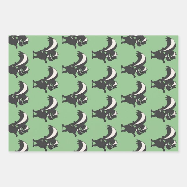 Skunk Wrapping Paper Sheet (Front)