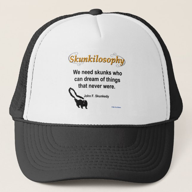 Skunkilosophy: Never Were Trucker Hat (Front)