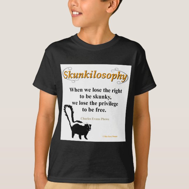 Skunkilosophy T-Shirt (Front)