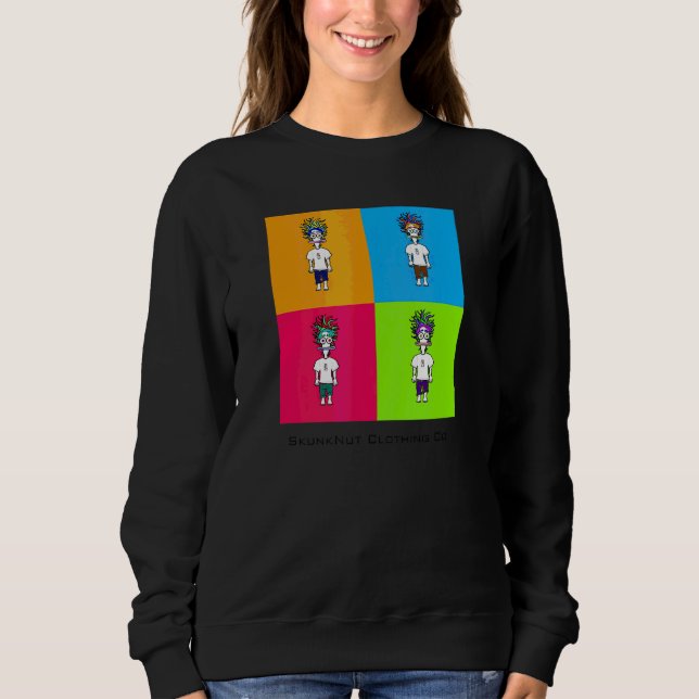 Skunknut Pop Art Sweatshirt (Front)