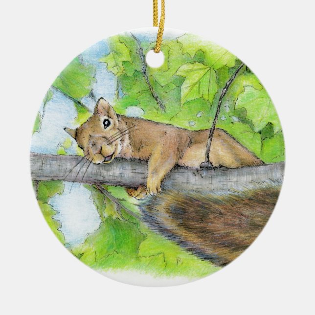 SKWIRL CERAMIC ORNAMENT (Front)