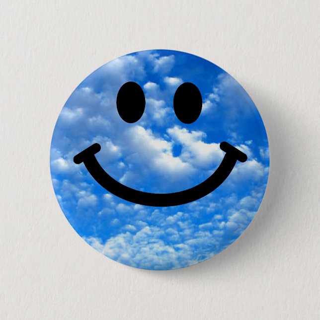 Sky 6 Cm Round Badge (Front)