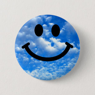 Sky 6 Cm Round Badge