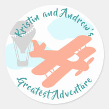 Sky Adventure Transportation Baby Shower