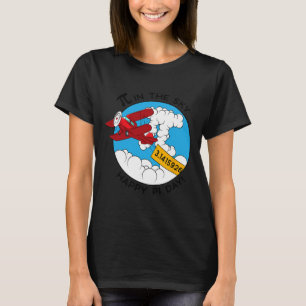 Sky Aeroplane Funny Maths Nerd Birthday Gift Pi Da T-Shirt