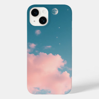 Sky and Moon Aesthetic IPhone 14 Case 