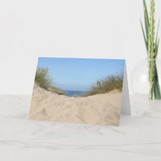Sky and Sand Blank Card
