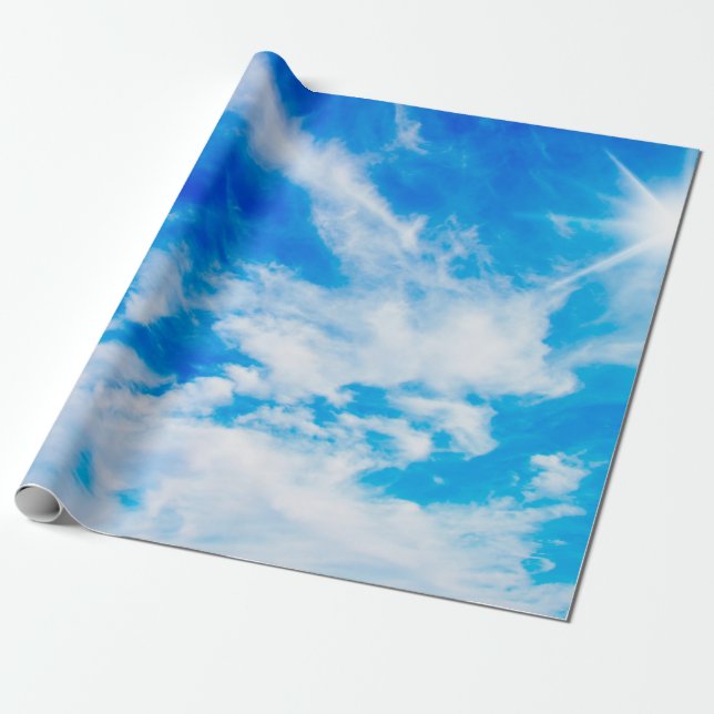 sky backgroundlight,uv,air,background,basic,beauti wrapping paper (Unrolled)